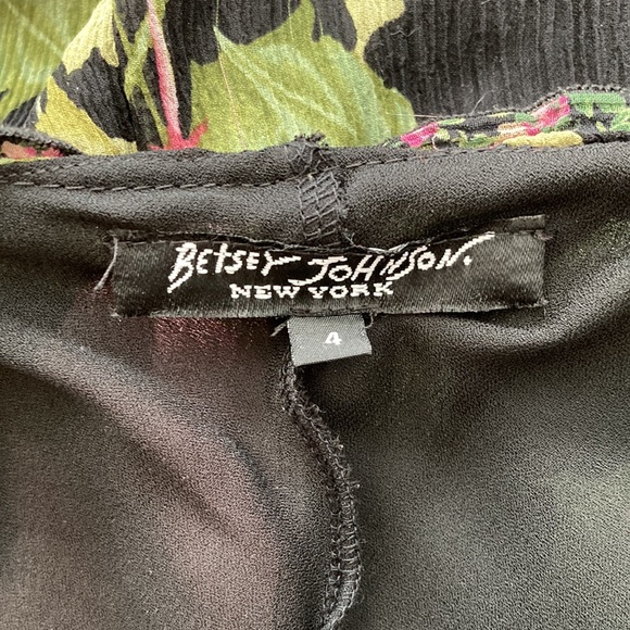 Betsy Johnson spaghetti strap asymmetrical floral 90s 00s Y2K Rory Gilmore Girls - Picture 12 of 12